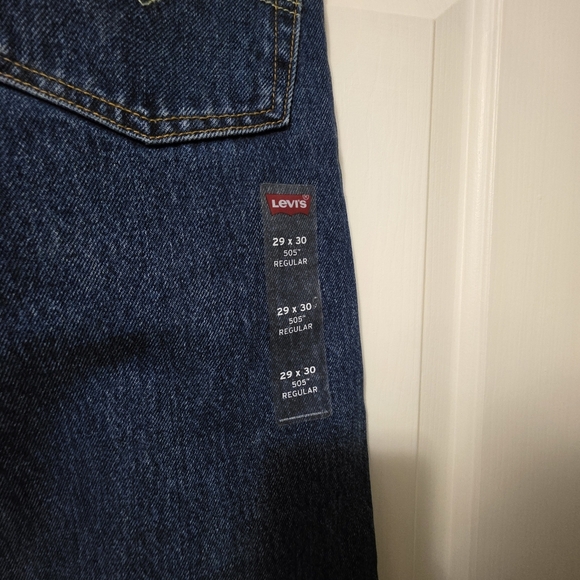 Levi's Denim 505 Regular NWT Men's Jeans Size 29x30 - Picture 4 of 10